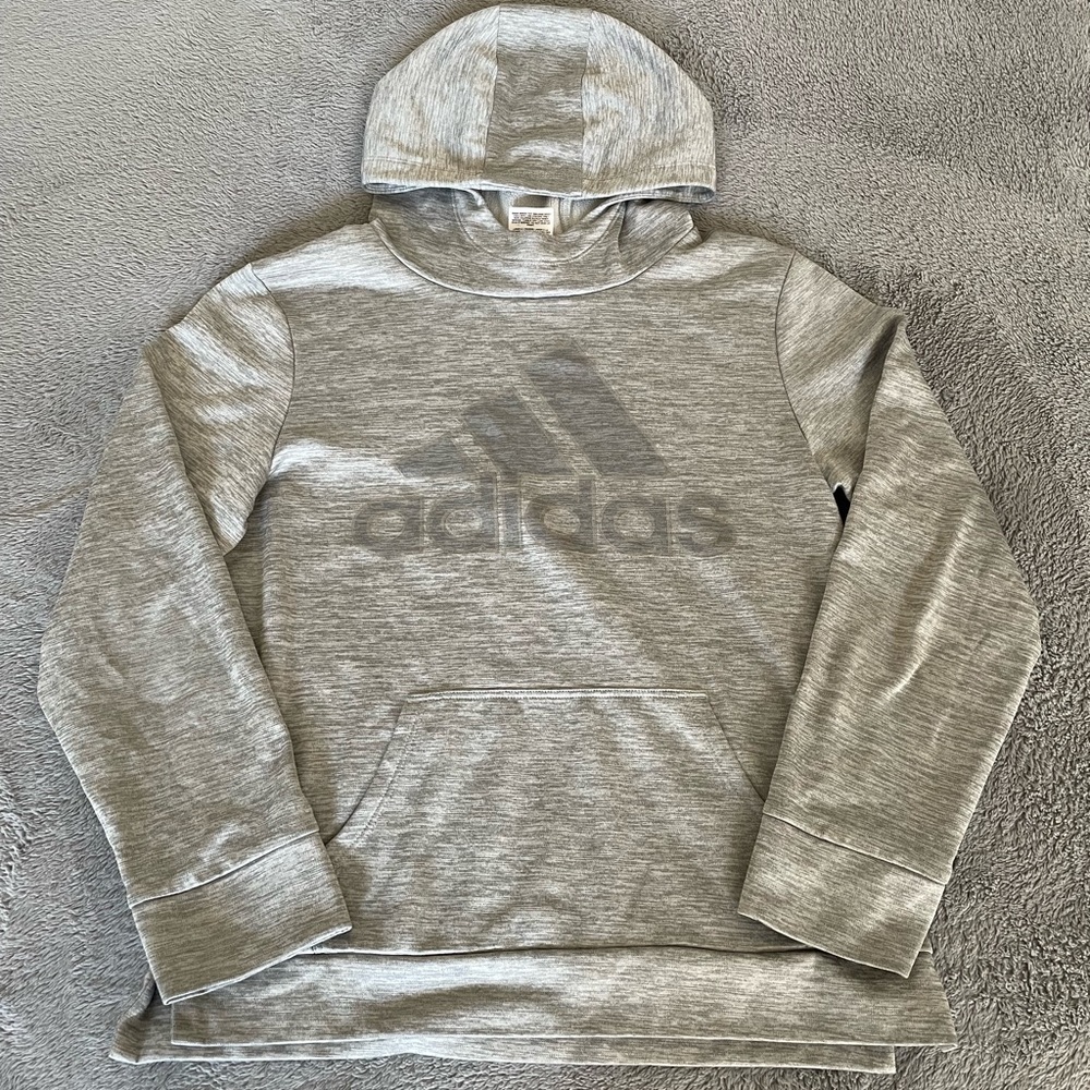 Adidas youth sweatshirt grey